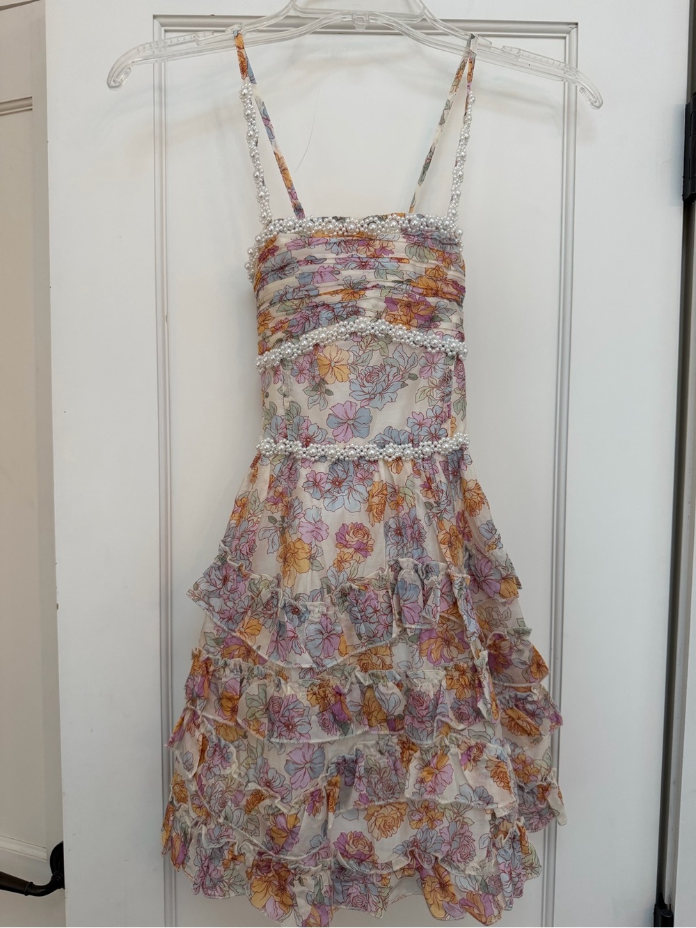 NWT MARLO POSIE MINI DRESS FLORAL BEADED PARTY DRESS SIZE 10